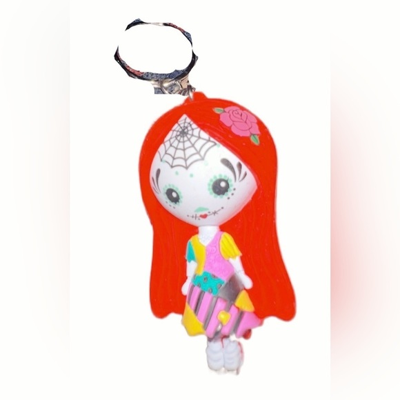 Nightmare Before Christmas Day Of The Dead Sally Sugar Skull Figural Keychain - Picture 1 of 4